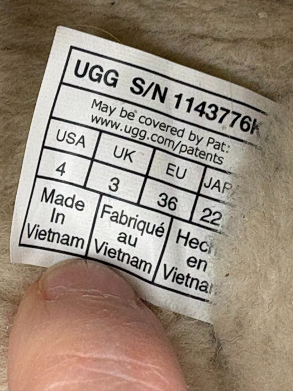Ugg Tazz II Platform Slipper – Chestnut – Kids Size 4 - Picture 9 of 11